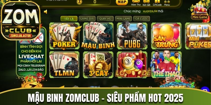 Mậu Binh Zomclub