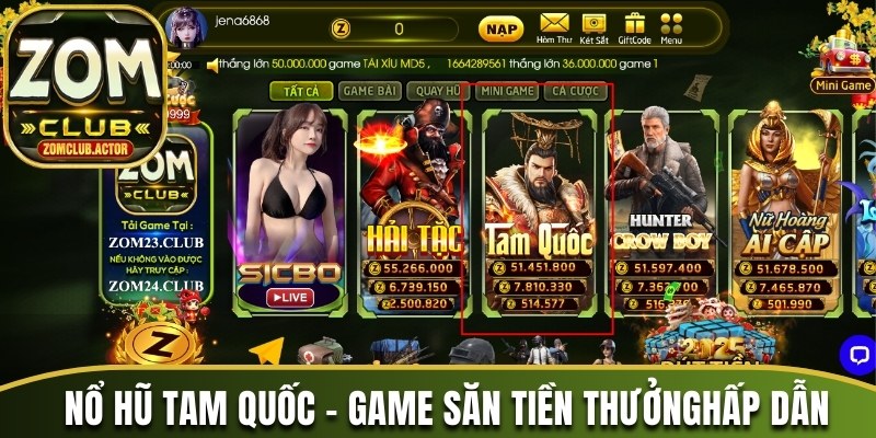 Nổ hũ Tam Quốc